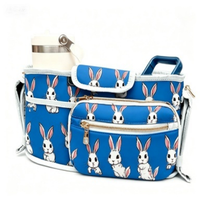 Sac de rangement isotherme portable pour couches de bébé, grande capacité, en polyester imperméable, tendance, OEM ODM