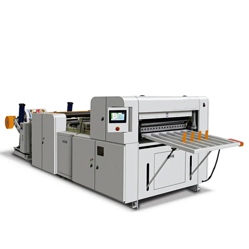 เครื่องตัดแผ่นกระดาษม้วนเป็นแผ่น,เครื่องตัดแผ่นกระดาษอัตโนมัติแบบหมุนแม่นยำ1100มม.