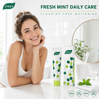 Dentifrice Blanchissant Double Menthe aux Herbes, Vente Directe Usine, Personnalisable, Anti-caries et Élimination Efficace des Taches Buccales pour Usage Domestique