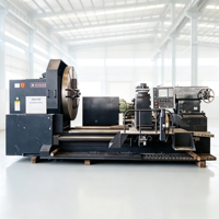 Tour horizontal CNC robuste CK61160 à grande capacité de coupe et à grande mandrinne, tour CNC à banc plat d'occasion pour l'usinage brut de grandes brides