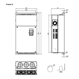 Variador de Frecuencia Delta VFD1600F43H Original para Bombas y Ventiladores Pequeños, Acciona Motores de CA y Protege los Motores de Sobrecarga - Product Image 3