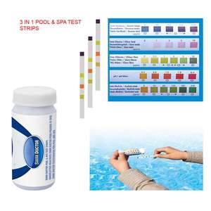 Tiras Reactivas para Agua Bestway, 50 Tiras, Medidor de pH y Cloro 3 en 1, Material de PVC para Medir el Agua de Piscinas - Product Image 1