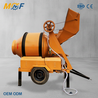 Malaxeurs à béton électriques MHF Stable 5,5 kW 400-500 litres : Solution de mélange de ciment pour la construction de chaussées