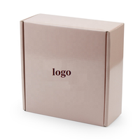 Boîte d'expédition pliable en carton ondulé avec impression de logo personnalisée écologique, boîte cadeau en papier recyclé pour vêtements et cosmétiques