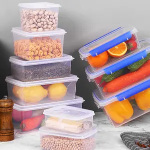 Boîte de rangement transparente réutilisable de bonne qualité tiroir en plastique boîte de stockage des aliments frais