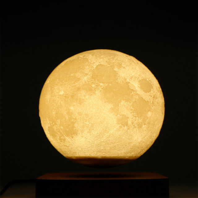 Hot Selling Levitating Moon Lamp Magnetic Floating Luna Home Decorative Table Lamp