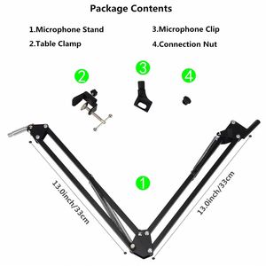 China Wholesale Foldable Tripod Combi Booms Arm Microphone Stand - Product Image 6