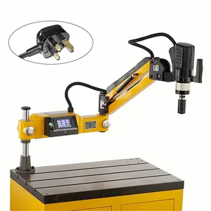 Automatic 1200W Servo Tapper Touch Screen Flexible Arm Drilling Threading Machine M6-M36 Universal Electric Tapping Machine