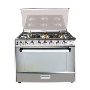 Nieuw design groothandelsprijs delicaat uiterlijk ingebouwde keuken kookapparatuur staande 6-pits gasfornuis met oven - Product Image 1