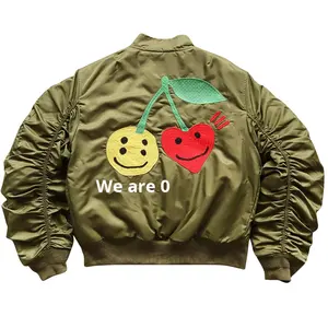 Chaqueta Bomber Corta de Invierno Estilo Kanye <span class=keywords><strong>CPFM</strong></span>.XYZ WE'RE GOOD con Bordado - Product Image 5