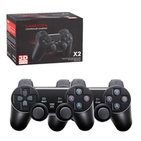 Console de jeu Vebesco X2 système unique 4K, écologique, rétro 3D, 64 Go, manette filaire, 30 000+ jeux PS1/N64/DC, joystick