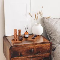 Plateau à parfum en bois irrégulier, nuage, esthétique, porte-bijoux décoratif, porte-bague et boîte de rangement pour bibelots pour femmes, pour le salon