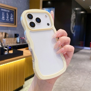 เคสใหม่สำหรับ iPhone 17 ขอบหยัก TPU แข็ง PC ใส เคสโทรศัพท์มือถือลายคลื่น สำหรับ iPhone 17 16 Pro Max 17 Air - Product Image 6
