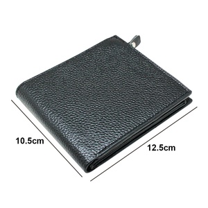 Boshiho Men Front Pocket <b>Wallet</b> Black Slim Pouch Customized Best Leather Business <b>Wallet</b> Card <b>Holder</b> for Men - Product Image 2