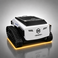 Tondeuse à gazon électrique RC DH Vlot 55E pour pentes, coupe de 550 mm, capacité de montée 55°, tondeuse industrielle DIY à batterie pour vergers
