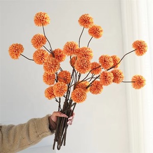 Flores de Diente de León Artificiales de Alta Calidad, 7 Cabezas, Tela de Seda, Color Otoñal, 97 cm, para Decoración de Bodas, Hogar y Fiestas - Product Image 5