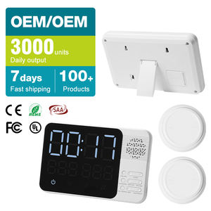 Tombol bel panggilan nirkabel portabel jarak jauh, Pager sistem panggilan layanan Hotel restoran, panggilan nirkabel Pager - Product Image 2