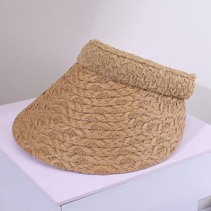 Cappello da Sole Senza Cappuccio <span class=keywords><strong>in</strong></span> Paglia per Donne con Fascia Elastica Regolabile per Protezione e Stile all'Aperto, Perfetto per l'Estate e la Spiaggia - Product Image 5