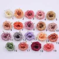 Nouveau design Têtes de fleurs blanches artificielles en vrac de 10cm pour suspendre des cristaux au plafond de décoration de mariage