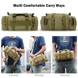 Riñonera multifuncional, bolsa con asa delantera para bicicleta, bolsa de pesca, mochila de hombro para entrenamiento de fotografía - Product Image 5