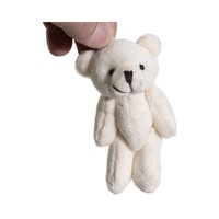Peluches douces mignonnes en peluche Mini Joint ours en peluche jouet porte-clés breloque peluche en peluche minuscule ours en peluche poupées en gros