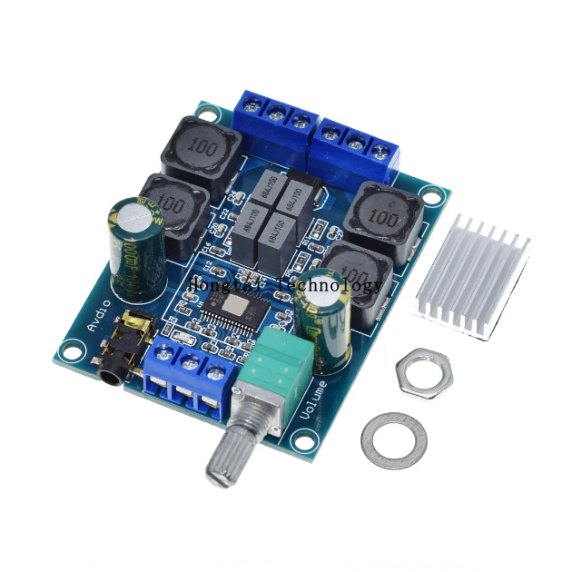 TPA3116D2 Dual Channel Stereo High Power Digital Subwoofer Amplifier Module 2*50W 5V 12V 24V