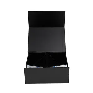 Toptan stok katlanabilir sert karton kutu karton manyetik kapatma kapaklı giysi ambalajı lüks hediye manyetik kutular