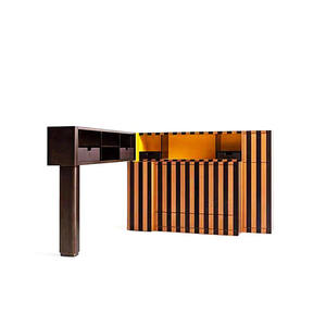 लक्जरी डिजाइन एक्सपेंडेबल फोल्डेबल ठोस लकड़ी आधुनिक बार वाइन कैबिनेट लिविंग रूम के लिए - Product Image 6