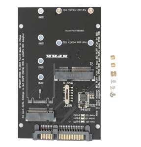 <span class=keywords><strong>M</strong></span>.2 NGFF MSATA SSD a SATA 3,0 PCIe Riser Tarjeta adaptadora 2 en 1 Tarjeta convertidora para PC Laptop - Product Image 2