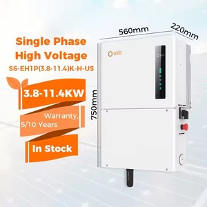 Inversor Solar Híbrido Monofásico <span class=keywords><strong>Solis</strong></span> de Nueva Tecnología, 600V a 240V, 97% de Eficiencia, S6-EH1P11.4K-H-US 5-10kW, Certificado - Product Image 6