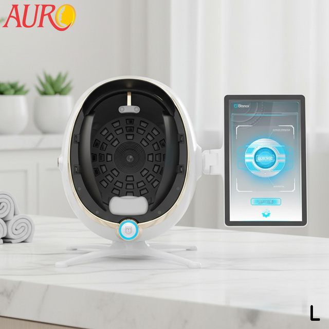8 Light Sources 14 Skin Detection Modes 3D Face Imaging System for Facial Skin Analysis Salon Use