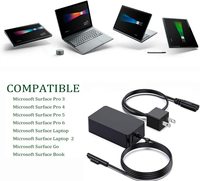 Nouveau chargeur Surface Pro 44W 15V 2,58 a alimentation pour Microsoft Surface Pro 6 Pro 5 convient au modèle 1796 1800 puissance