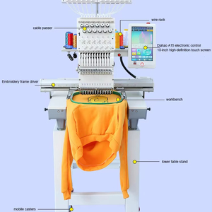 Máquina de Bordar Computarizada de Una Cabeza Dahao A15/A18/Raynen, Nuevo Motor Servo de 1000-1200 RPM, 9/12/15 Agujas, Uso Doméstico - Product Image 1