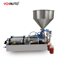 Distributeur de pâte semi-automatique de remplissage de piston pneumatique de 100-1000 ml pour le miel de lotion de crème d'huile
