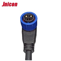 Connecteurs Jnicon M23, connecteurs de câble de batterie, connecteurs de fil vers panneau, connecteur femelle PA66 4+2 broches, connecteur pour vélo électrique