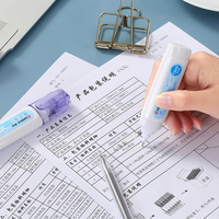 Stylo correcteur liquide COMIX pour étudiants, livraison rapide, papeterie scolaire, pointe métallique, 12 ml