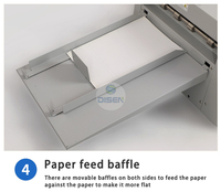 Machine de rainurage numérique A3/machine de rainurage et de perforation électrique avec écran LCD/rainurage numérique pour magasin d'impression