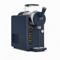 Machine à slushies et sorbetière 2L, distributeur de boissons glacées de comptoir avec réservoir transparent pour bar, café, fête
