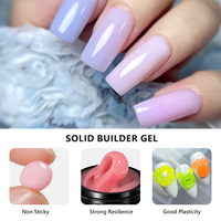 Deroi crème gel constructeur extension d'ongle solide constructeur d'ongle antiadhésif gel d'ongle assez pour ongles poly gel professionnel