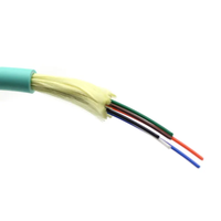 Cable de Fibra Óptica Interior Multimodo GJFJV, Cable de Fibra Óptica en Paquete de 4, 6, 8, 12 y 24 Núcleos