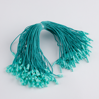 Accessoires vestimentaires personnalisés Balançoire en plastique granulaire suspendue étiquettes suspendues pour vêtements étiquette volante cordon en soie