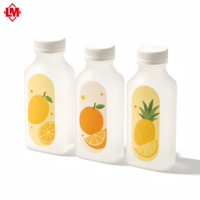 Étiquettes de bouteilles de jus imperméables personnalisées, autocollantes résistantes aux hautes températures pour l'emballage des boissons
