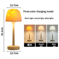 Lampe de projection Lampe de table à ondulations d'eau sur pied Lampe de projection LED avec télécommande Cadeau romantique et intéressant pour l'intérieur