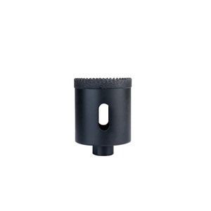 Black Multi-Tooth Hole Saw M10 Carbide Tipped For Angle Grinder Glass Marble Ceramic Tile Drilling - Product Image 2