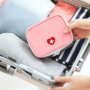 Private Label impermeabile Mini rosa e grigio bambini pronto soccorso per bambini Mini pratico <span class=keywords><strong>Kit</strong></span> vuoto borse piene - Product Image 4