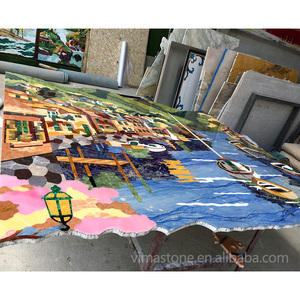 Mosaico in Marmo di Alta Qualità con Design Veneziano, Intarsio in Marmo per Decorazione Murale e Sfondi - Product Image 4