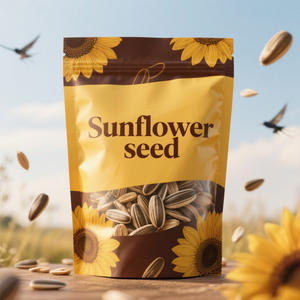 Pochette debout <span class=keywords><strong>de</strong></span> qualité alimentaire graines <span class=keywords><strong>de</strong></span> tournesol logo personnalisé emballage sac <span class=keywords><strong>de</strong></span> graines <span class=keywords><strong>de</strong></span> tournesol à fond plat avec fermeture éclair en feuille d'aluminium PE - Product Image 6