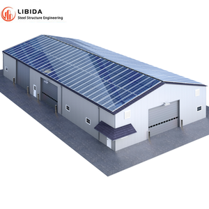 軽量モダン工業用プレハブ鉄骨構造商業ビル倉庫カスタムメイドソリューション - Product Image 3