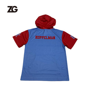 T-shirt Larga con Stampa in Sublimazione, <span class=keywords><strong>Felpa</strong></span> con <span class=keywords><strong>Cappuccio</strong></span> e <span class=keywords><strong>Maniche</strong></span> <span class=keywords><strong>Corte</strong></span> - Product Image 2