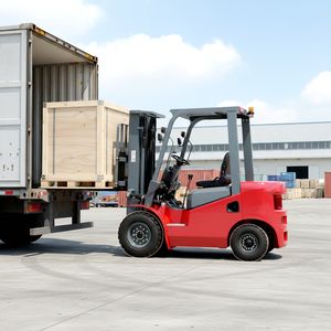 Carrello Elevatore Diesel Fuoristrada da 3-4 Tonnellate per Agricoltura, Edilizia e Cantieri all'Aperto - Product Image 2